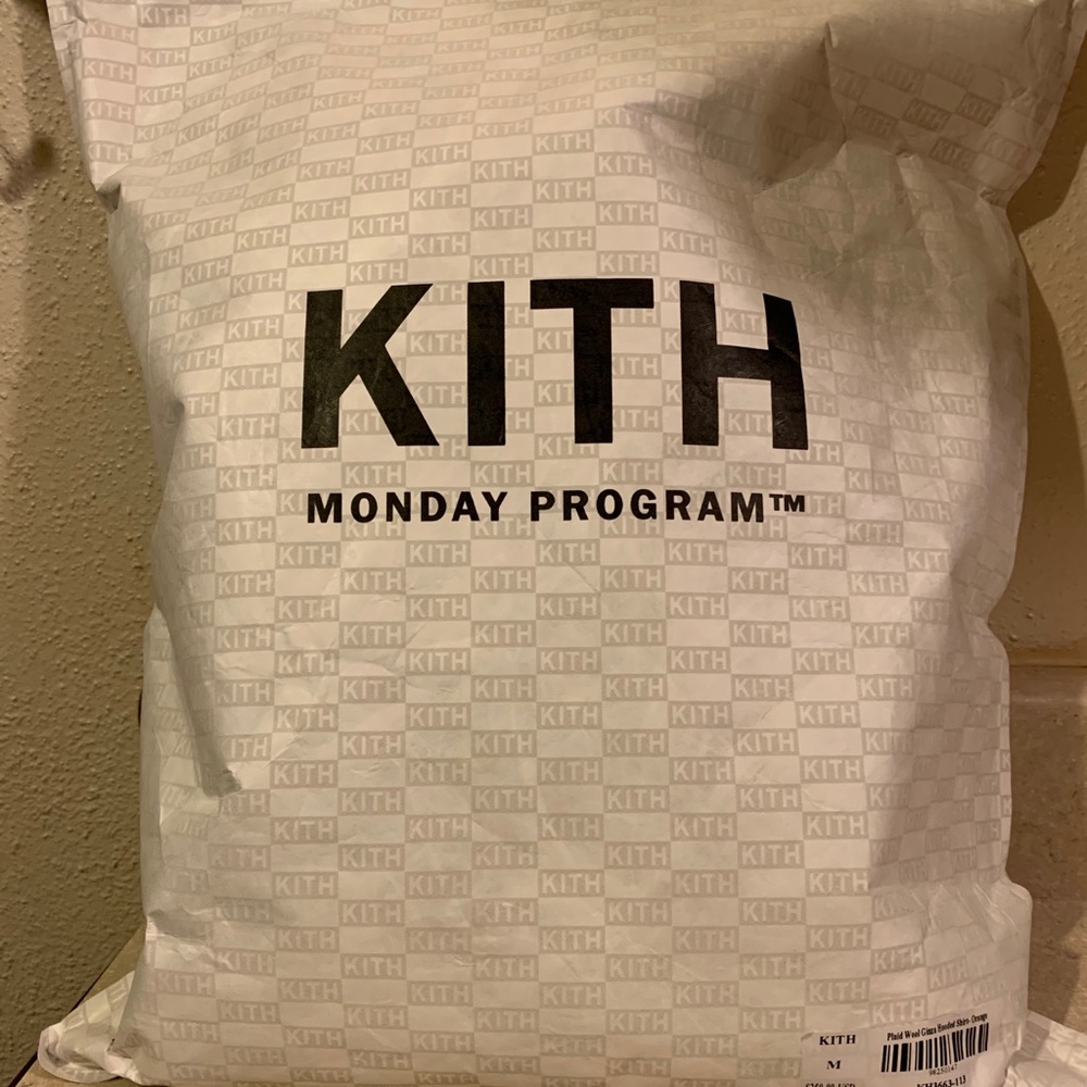 SOLD!!! Kith Plaid Wool Ginza Hooded Shirt - Picture 5 of 5